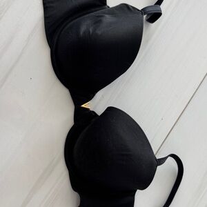 Victoria's Secret Black Bra with Gold Accent